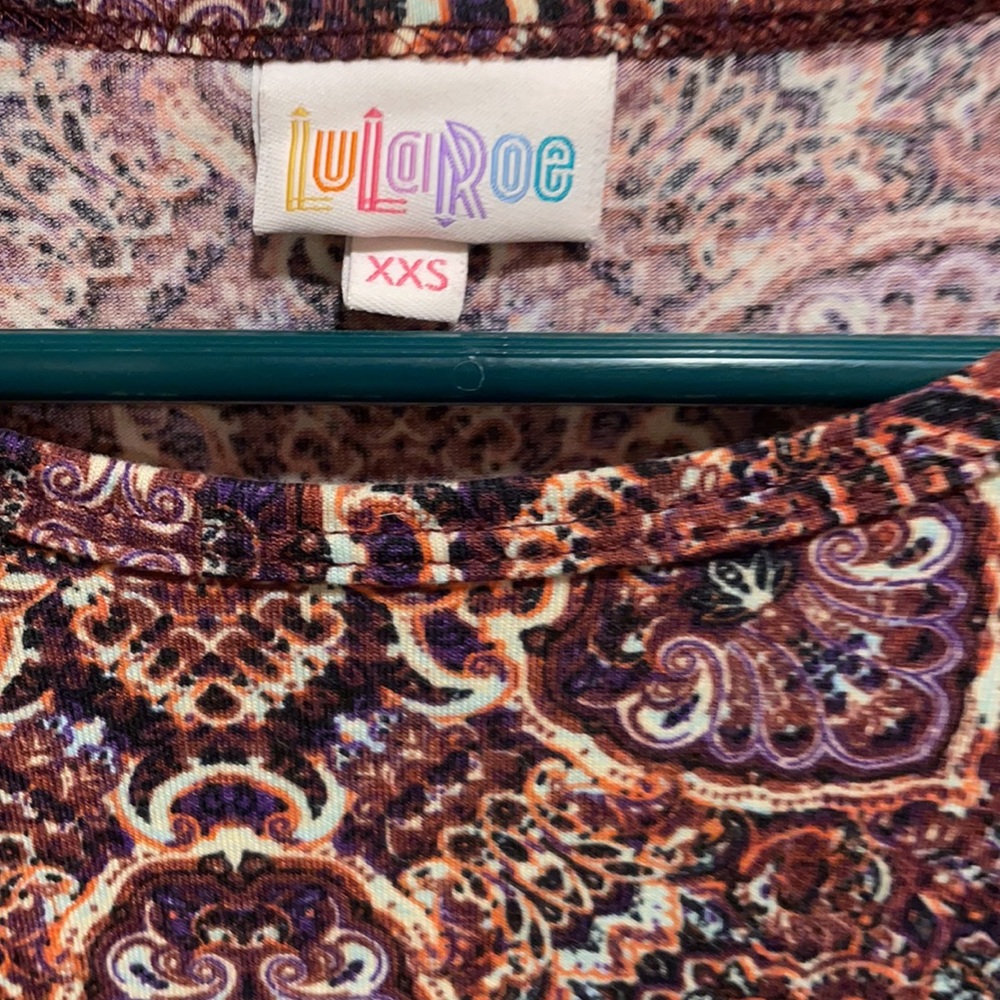 Lu LaRoe xxs Irma fall colors NWOT IRMA